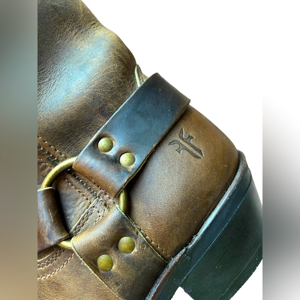 Classic Frye Harness Moto Boots - Picture 12 of 14